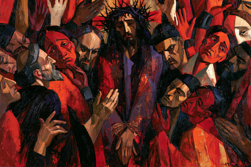 Ecce Homo - Expressionist · Landschap n° 13 - Christelijke kunst