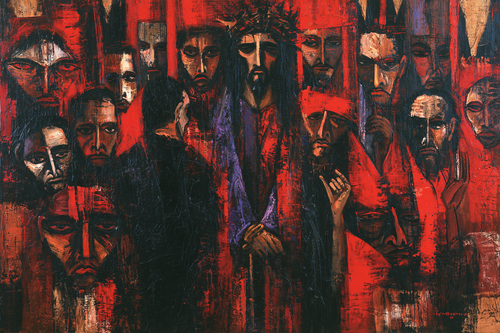 Ecce Homo - Expressionist · Landschap n° 15 - Christelijke kunst