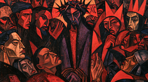 Ecce Homo - Expressionist · Landschap n° 17 - Christelijke kunst