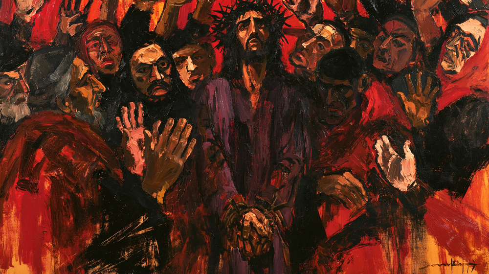 Ecce Homo - Expressionist · Landschap n° 18 - Christelijke kunst