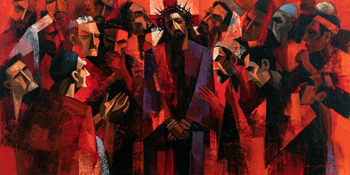 Ecce Homo - Expressionist · Landschap n° 20 - Christelijke kunst