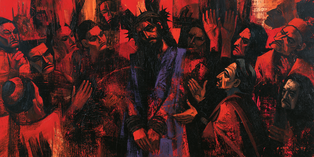 Ecce Homo - Expressionist · Landschap n° 21 - Christelijke kunst