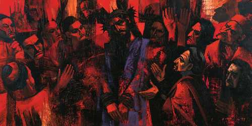 Ecce Homo - Expressionist · Landschap n° 21 - Christelijke kunst