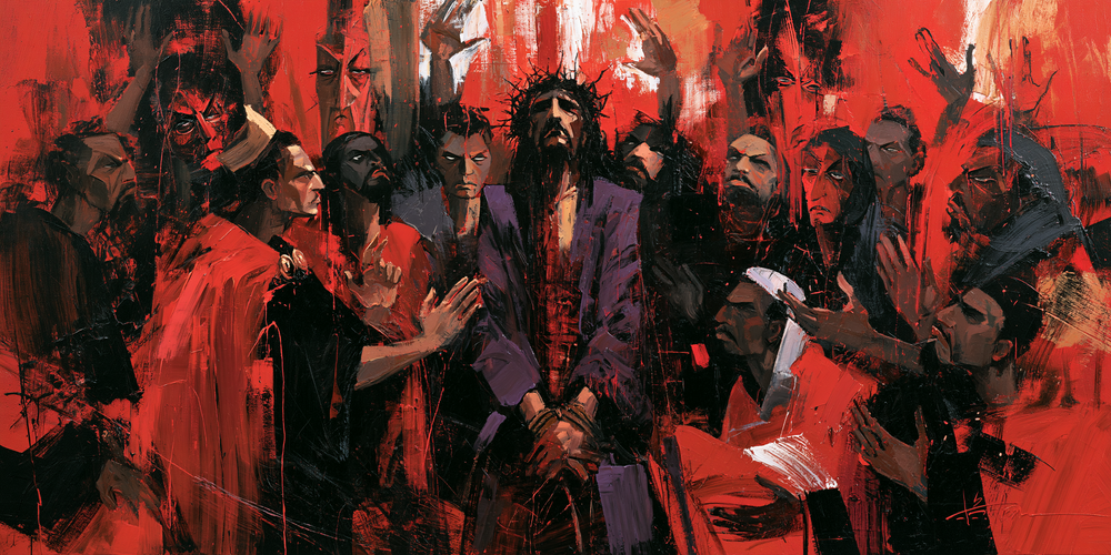 Ecce Homo - Expressionist · Landschap n° 23 - Christelijke kunst