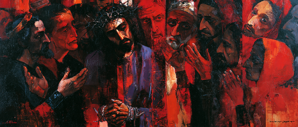 Ecce Homo - Expressionist · Landschap n° 25 - Christelijke kunst