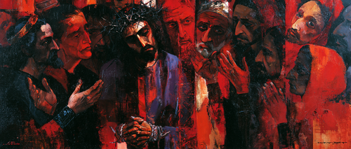 Ecce Homo - Expressionist · Landschap n° 25 - Christelijke kunst