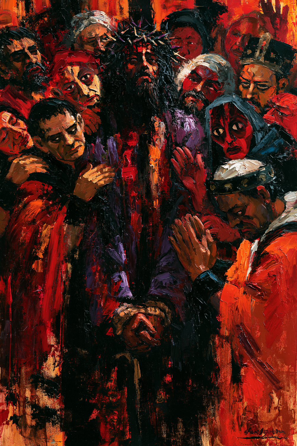 Ecce Homo - Expressionist · Portret n° 13 - Christelijke kunst
