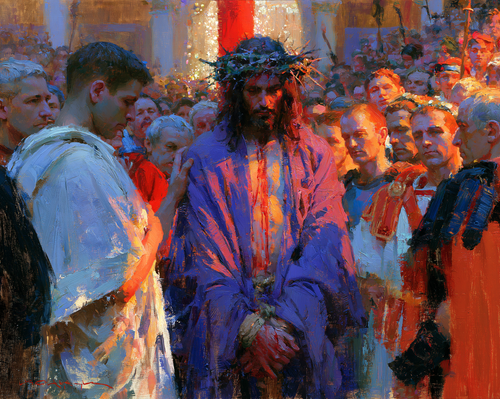Ecce Homo - Impressionist · Landschap n° 4 - Christelijke kunst