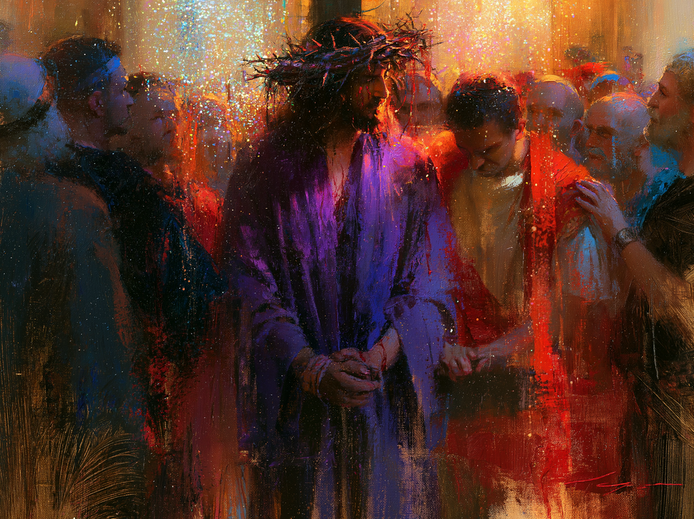 Ecce Homo - Impressionist · Landschap n° 8 - Christelijke kunst