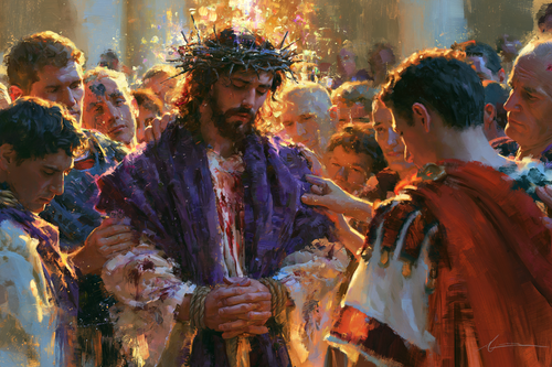 Ecce Homo - Impressionist · Landschap n° 12 - Christelijke kunst
