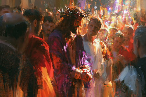 Ecce Homo - Impressionist · Landschap n° 13 - Christelijke kunst