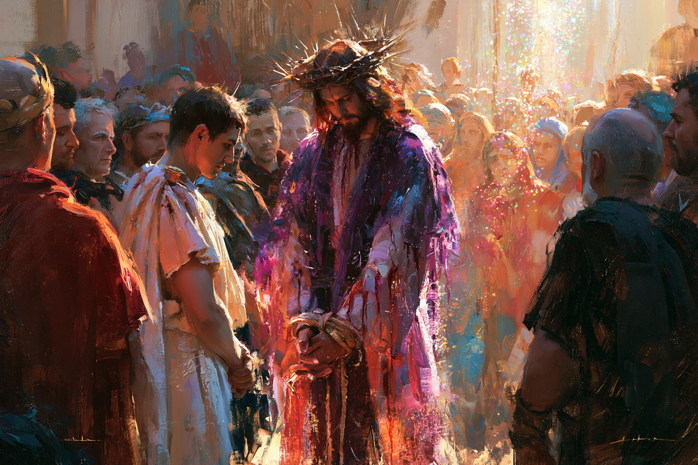 Ecce Homo - Impressionist · Landschap n° 14 - Christelijke kunst