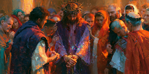 Ecce Homo - Impressionist · Landschap n° 16 - Christelijke kunst