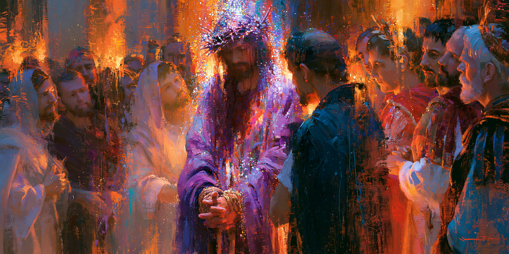 Ecce Homo - Impressionist · Landschap n° 17 - Christelijke kunst