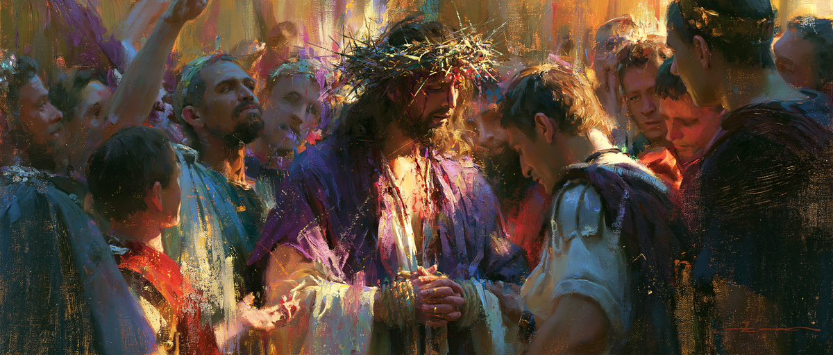 Ecce Homo - Impressionist · Landschap n° 18 - Christelijke kunst