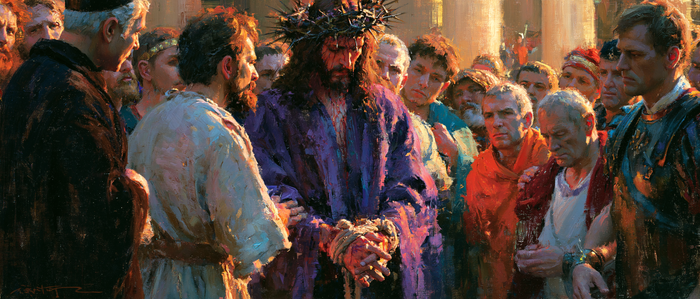 Ecce Homo — Purple Between Tunics of Light