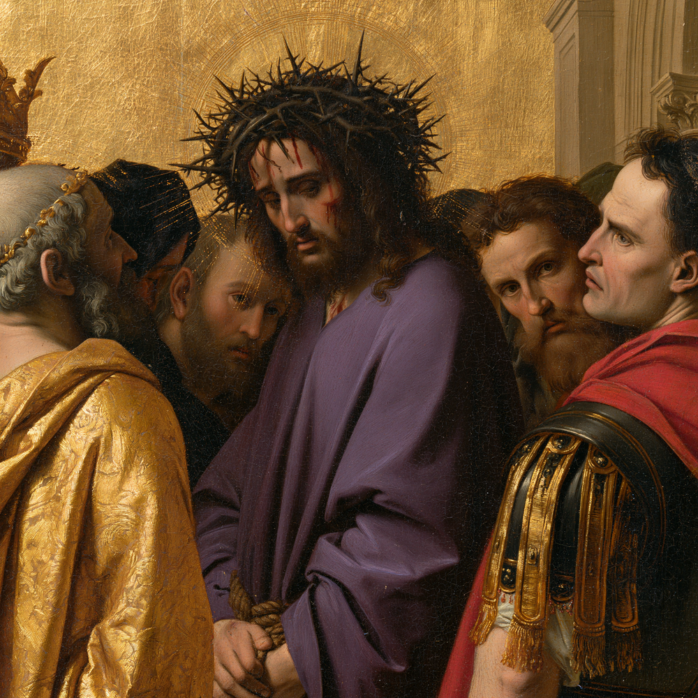 Ecce Homo - Heilig goud · Vierkant n° 3 - Christelijke kunst