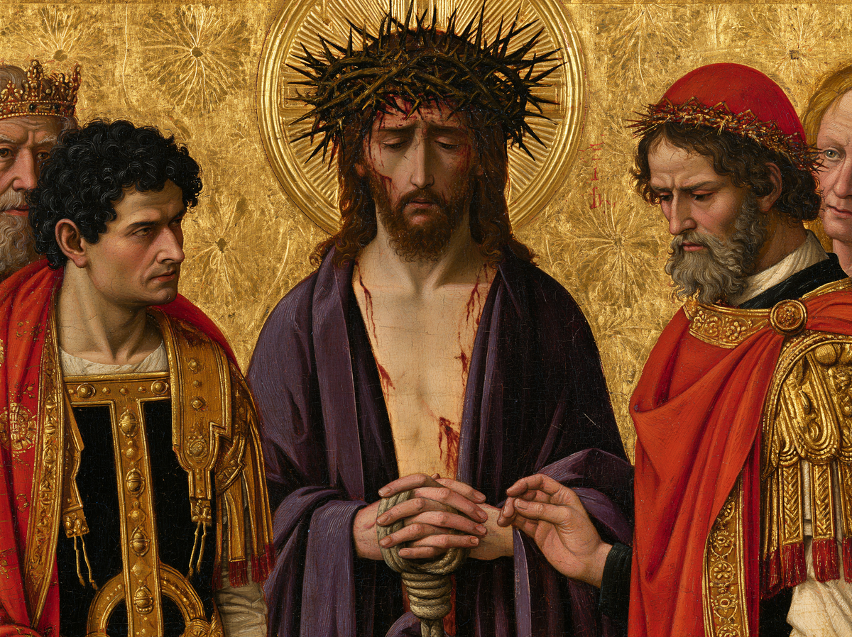 Ecce Homo - Heilig goud · Landschap n° 6 - Christelijke kunst