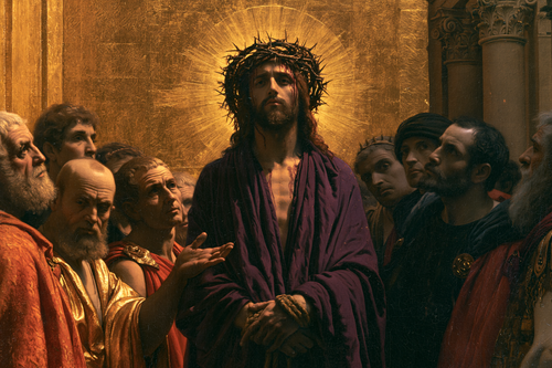 Ecce Homo - Heilig goud · Landschap n° 11 - Christelijke kunst