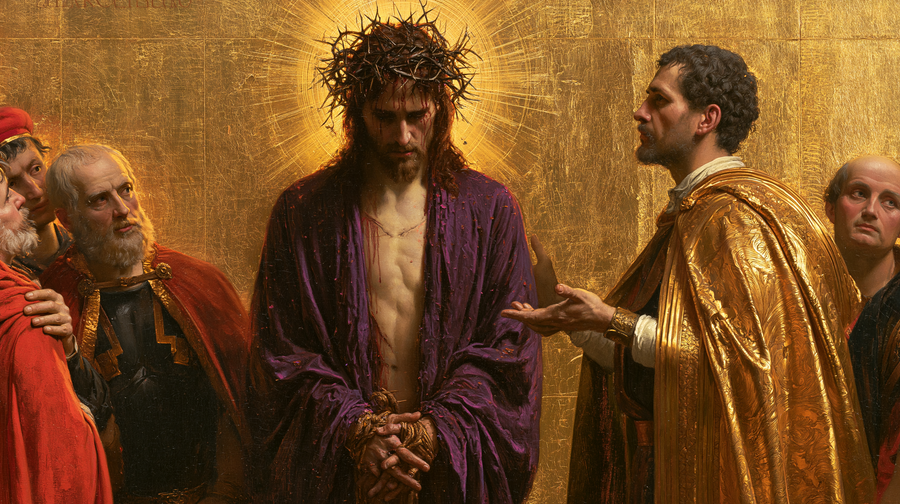 Ecce Homo - Heilig goud · Landschap n° 12
