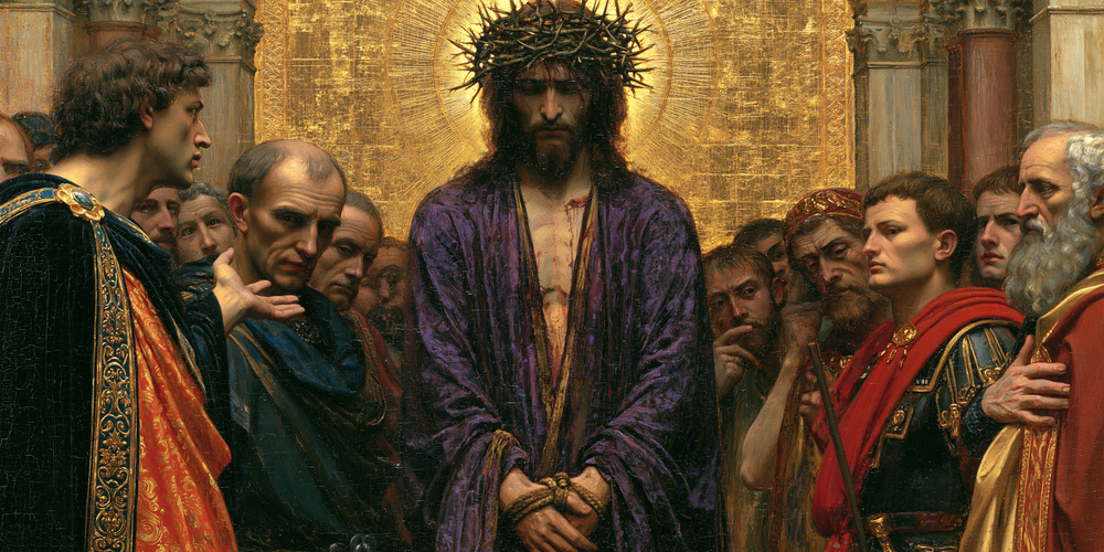 Ecce Homo - Heilig goud · Landschap n° 16 - Christelijke kunst