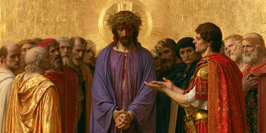 Ecce Homo - Heilig goud · Landschap n° 18