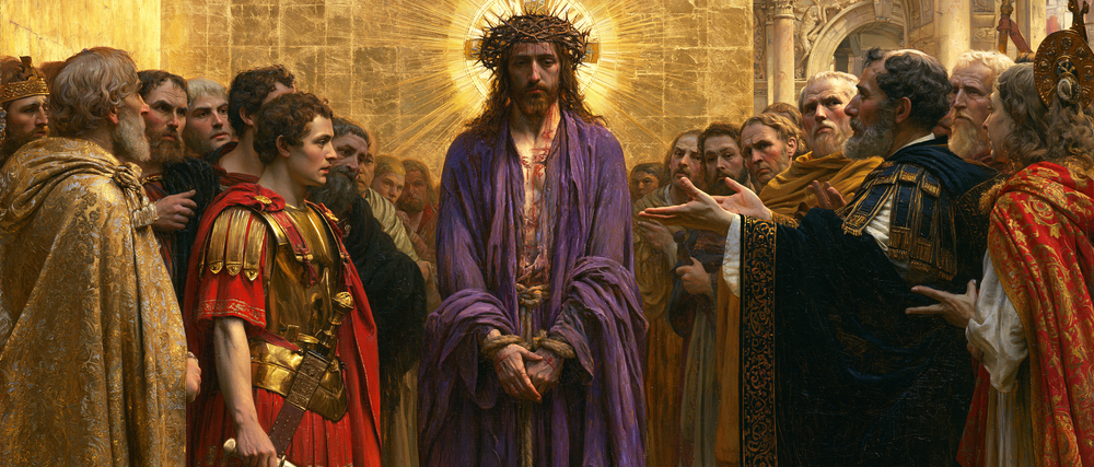 Ecce Homo - Heilig goud · Landschap n° 19 - Christelijke kunst