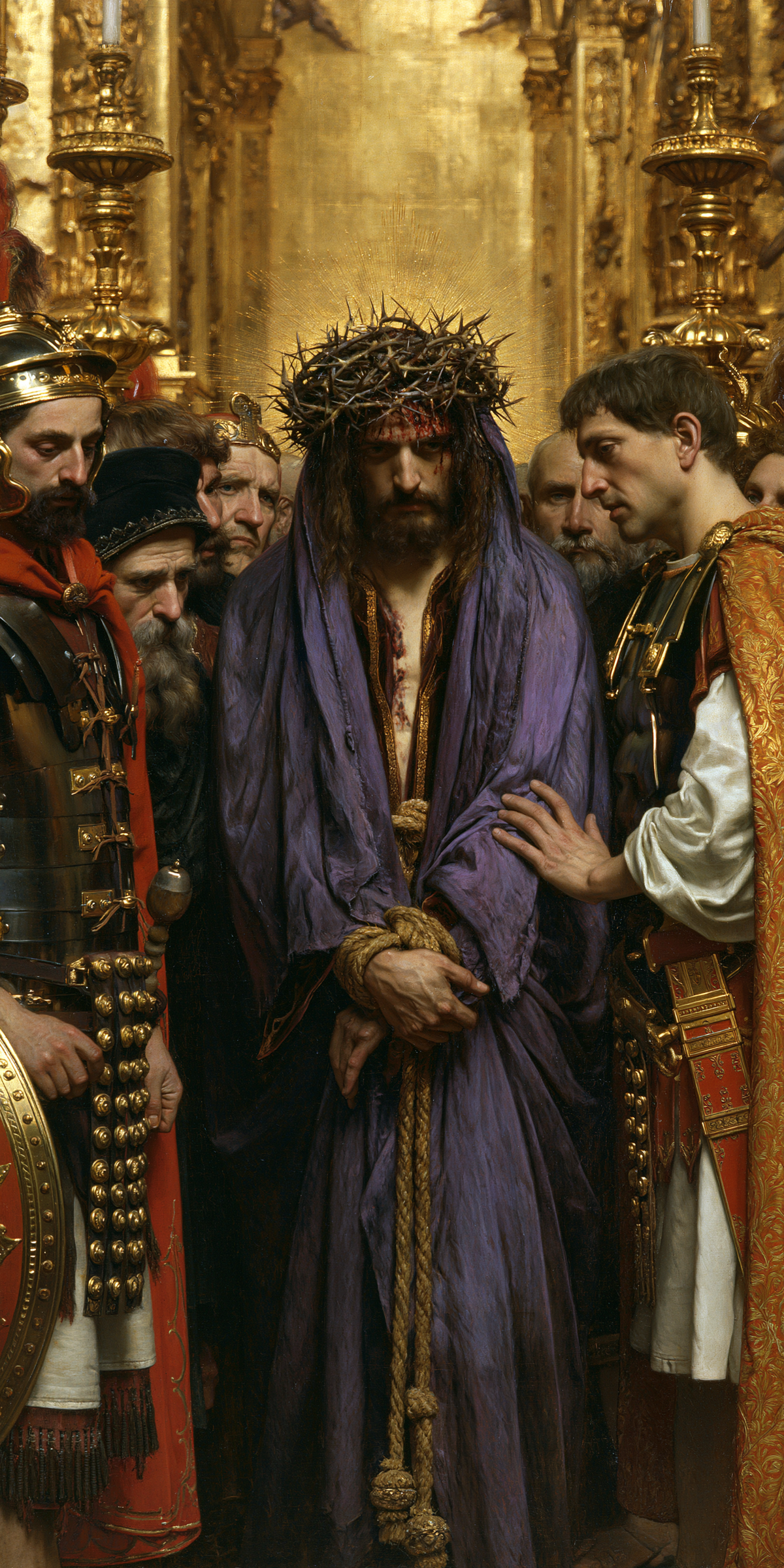 Ecce Homo - Heilig goud · Portret n° 3 - Christelijke kunst