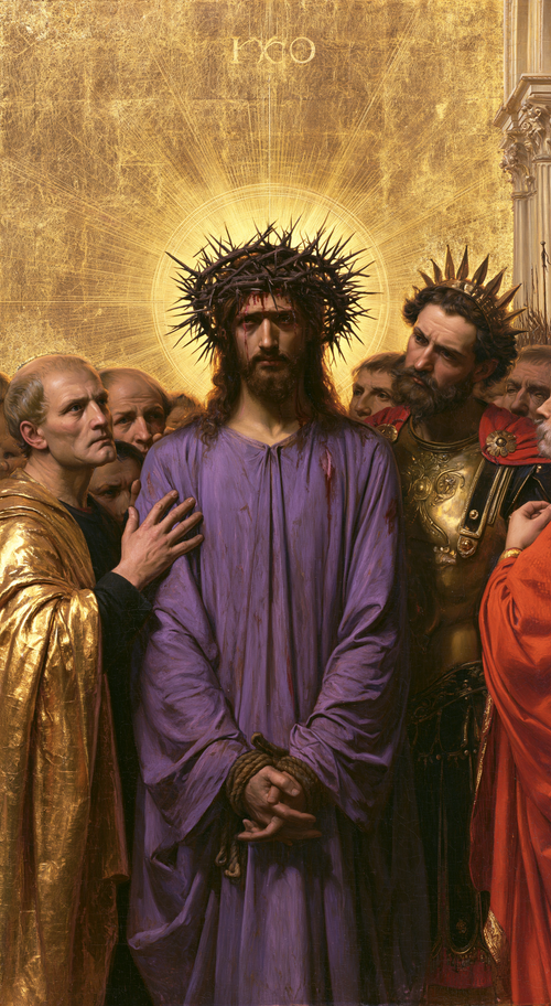 Ecce Homo - Heilig goud · Portret n° 7 - Christelijke kunst