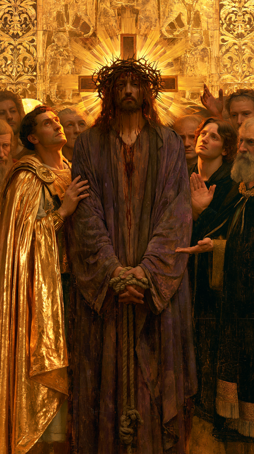 Ecce Homo - Heilig goud · Portret n° 8 - Christelijke kunst
