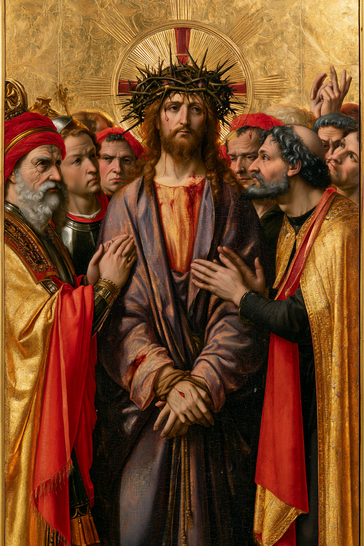 Ecce Homo - Heilig goud · Portret n° 12 - Christelijke kunst