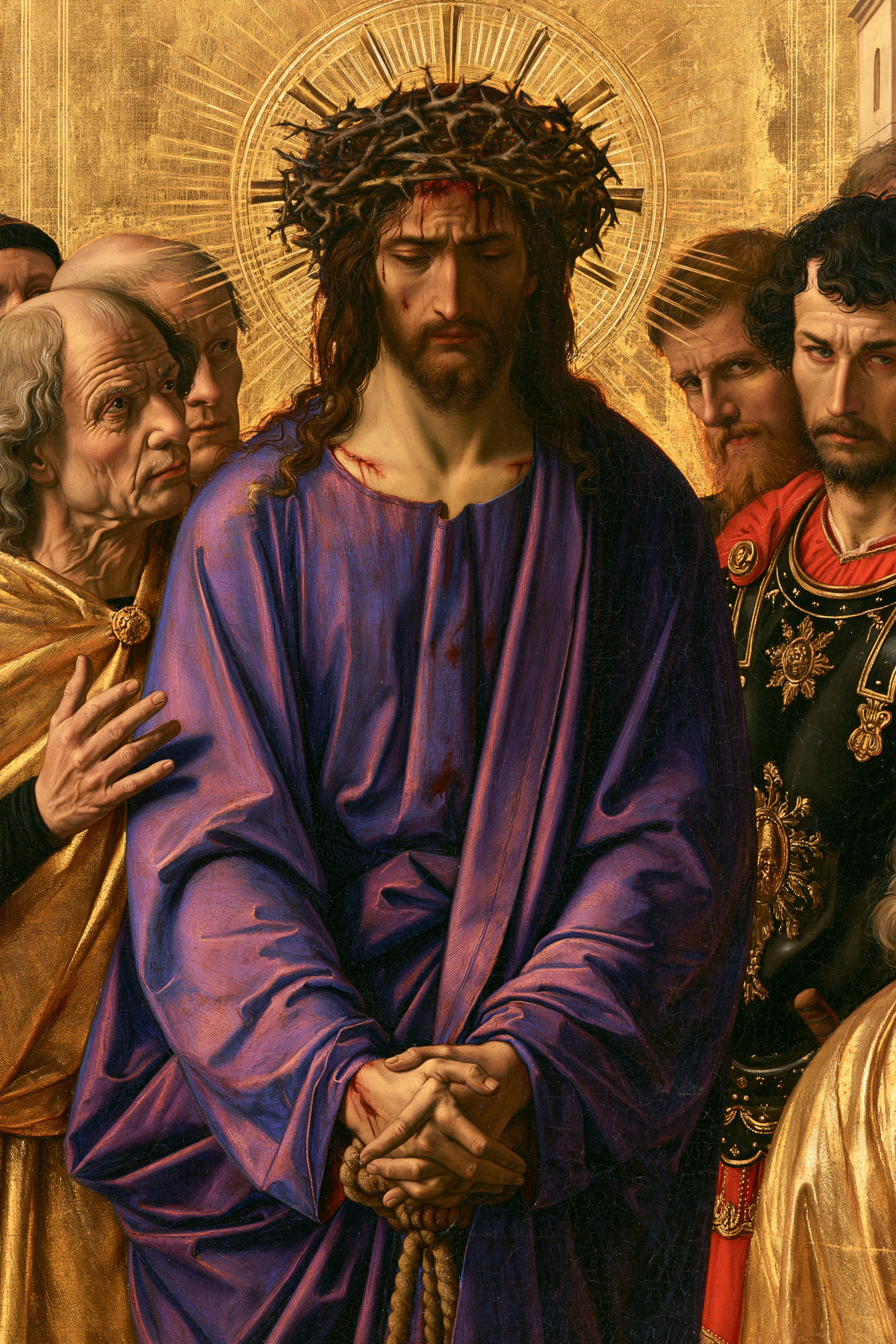Ecce Homo - Heilig goud · Portret n° 13 - Christelijke kunst