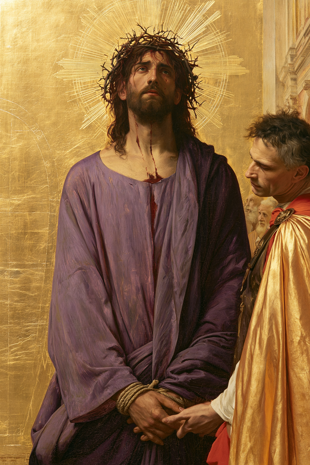 Ecce Homo - Heilig goud · Portret n° 14 - Christelijke kunst