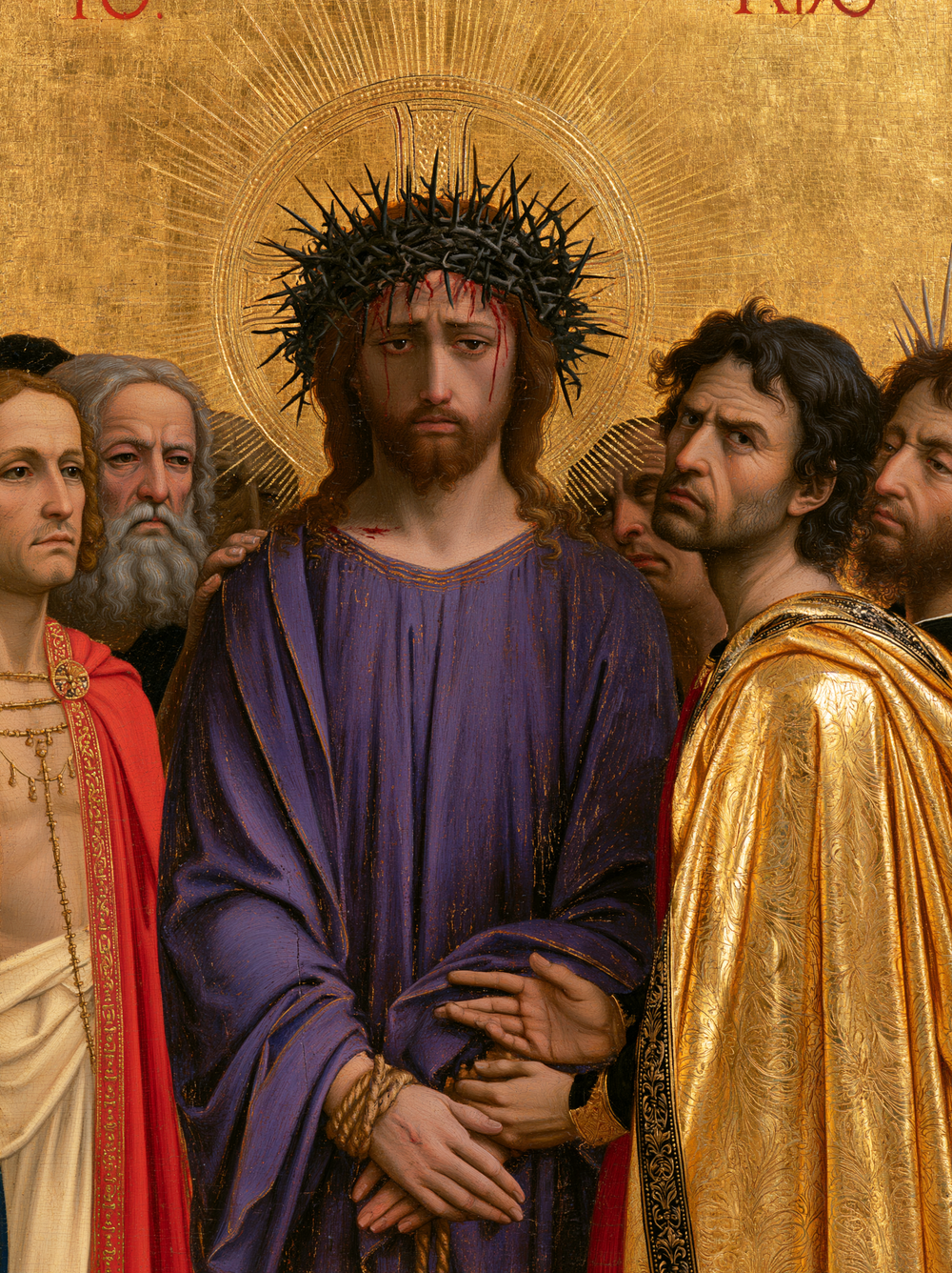 Ecce Homo - Heilig goud · Portret n° 17 - Christelijke kunst