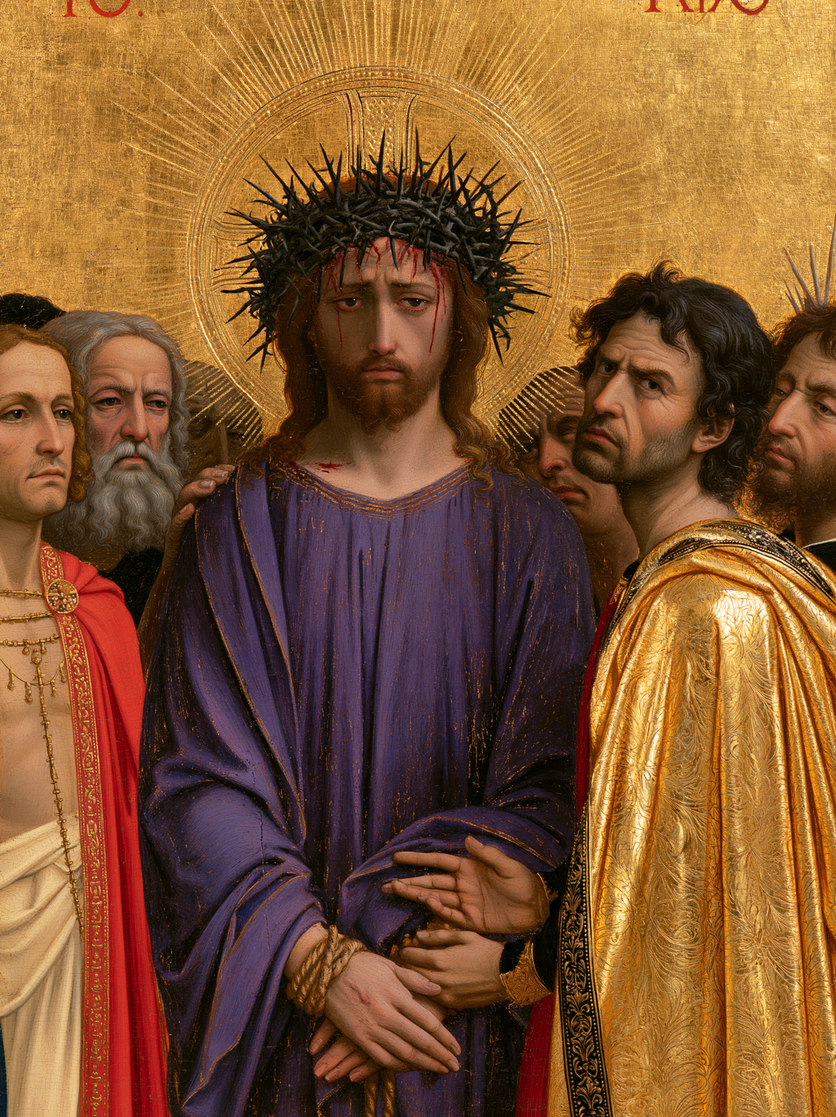 Ecce Homo - Heilig goud · Portret n° 17 - Christelijke kunst