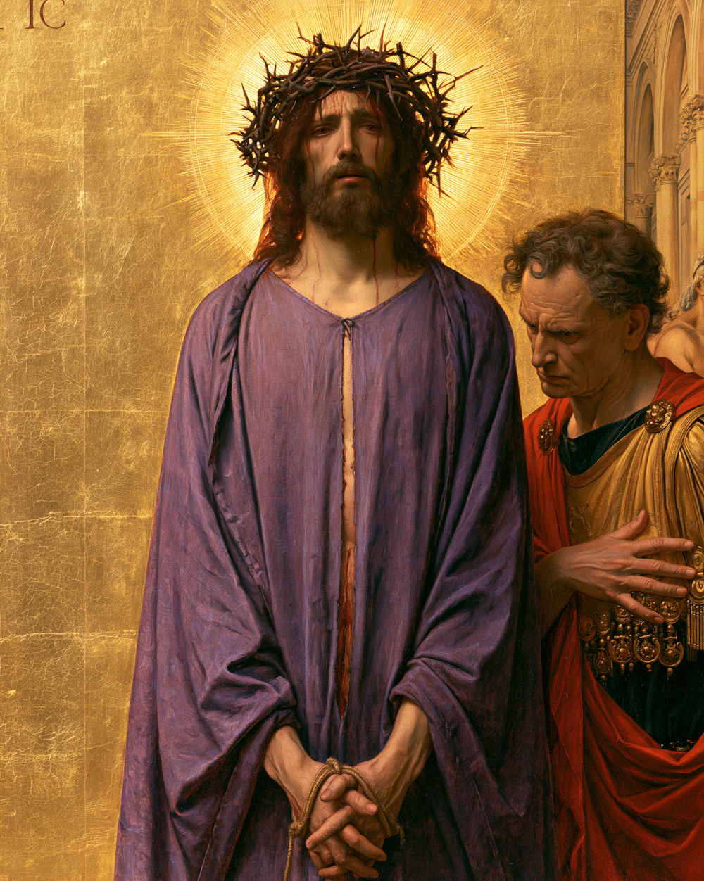 Ecce Homo - Heilig goud · Portret n° 20 - Christelijke kunst