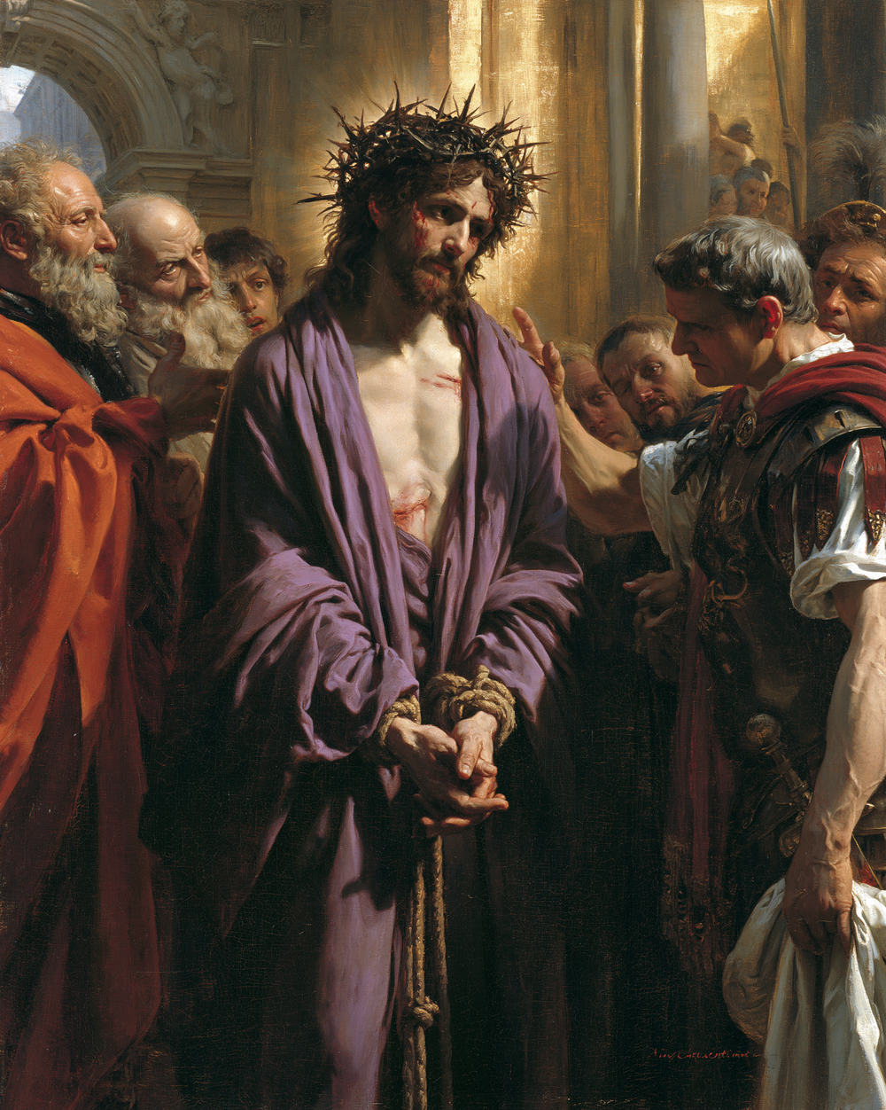 Ecce Homo - Heilig goud · Portret n° 21 - Christelijke kunst
