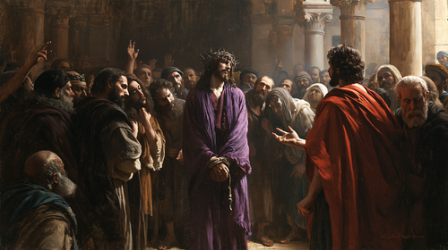 Ecce Homo - Heilige stilte · Landschap n° 15 - Christelijke kunst