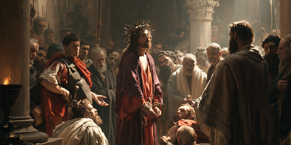 Ecce Homo - Heilige stilte · Landschap n° 20 - Christelijke kunst