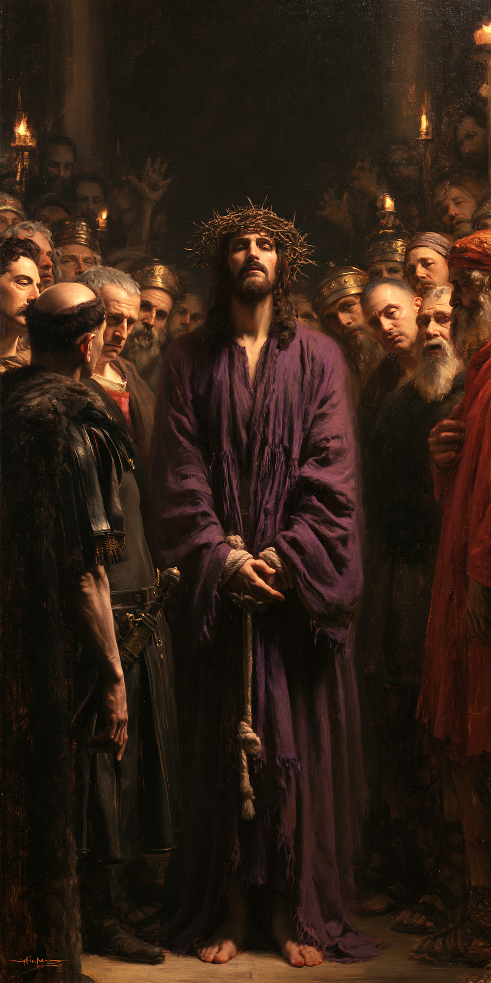 Ecce Homo - Heilige stilte · Portret n° 1 - Christelijke kunst