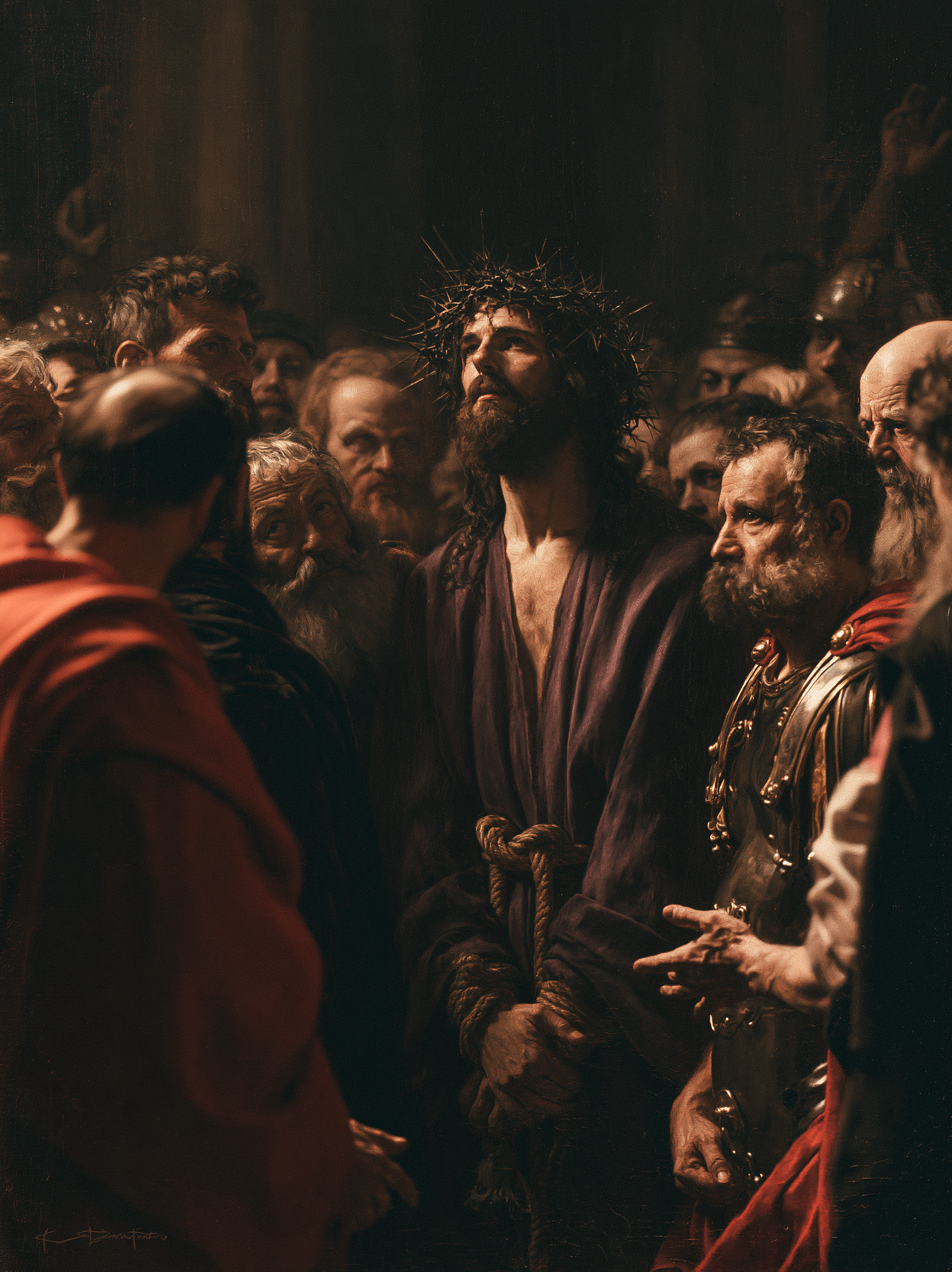 Ecce Homo - Sacred silence · Portrait n° 18 — aperçu de la finition sélectionnée