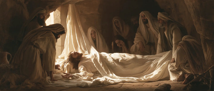 The Entombment of Jesus Christ — The Upright Veil in the Daylight Ray
