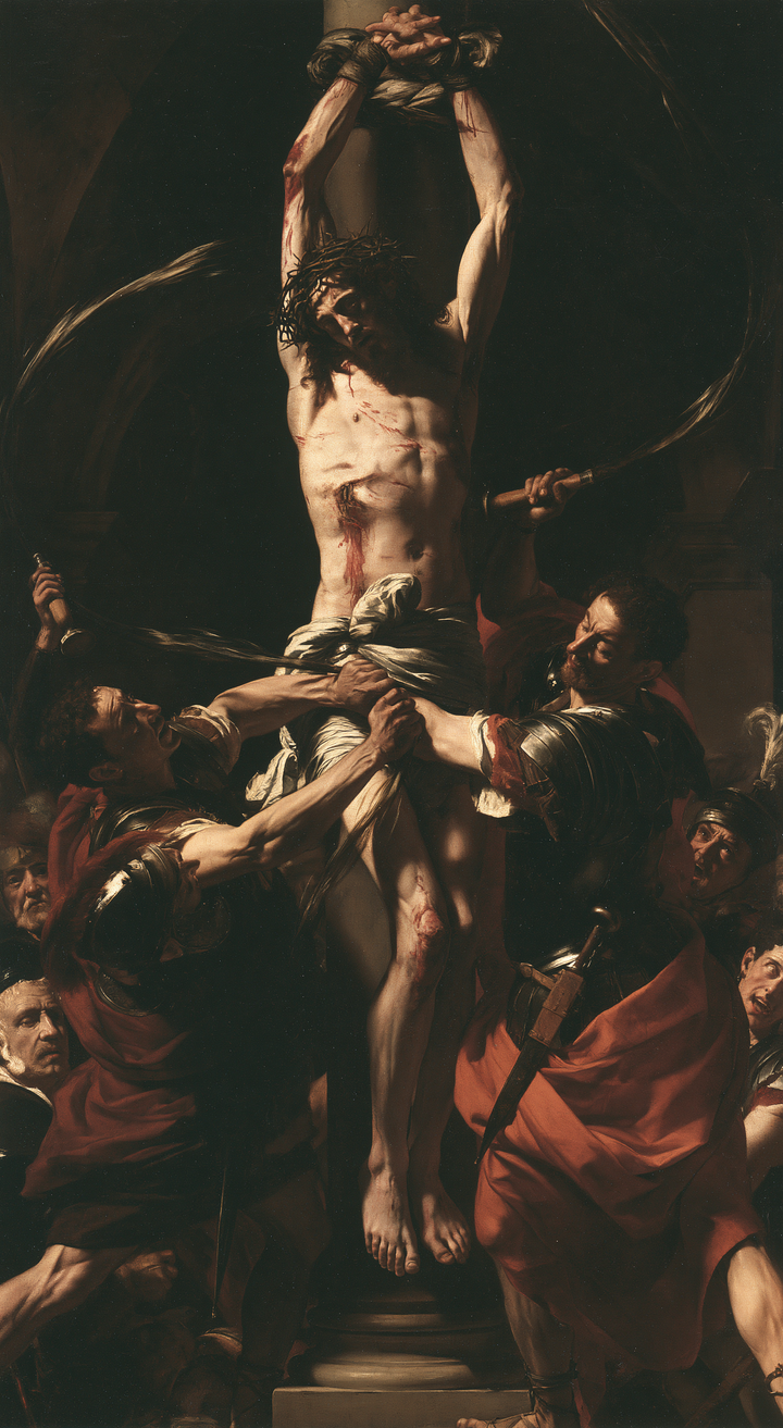The Flagellation of Christ — The Curves and the Vertical