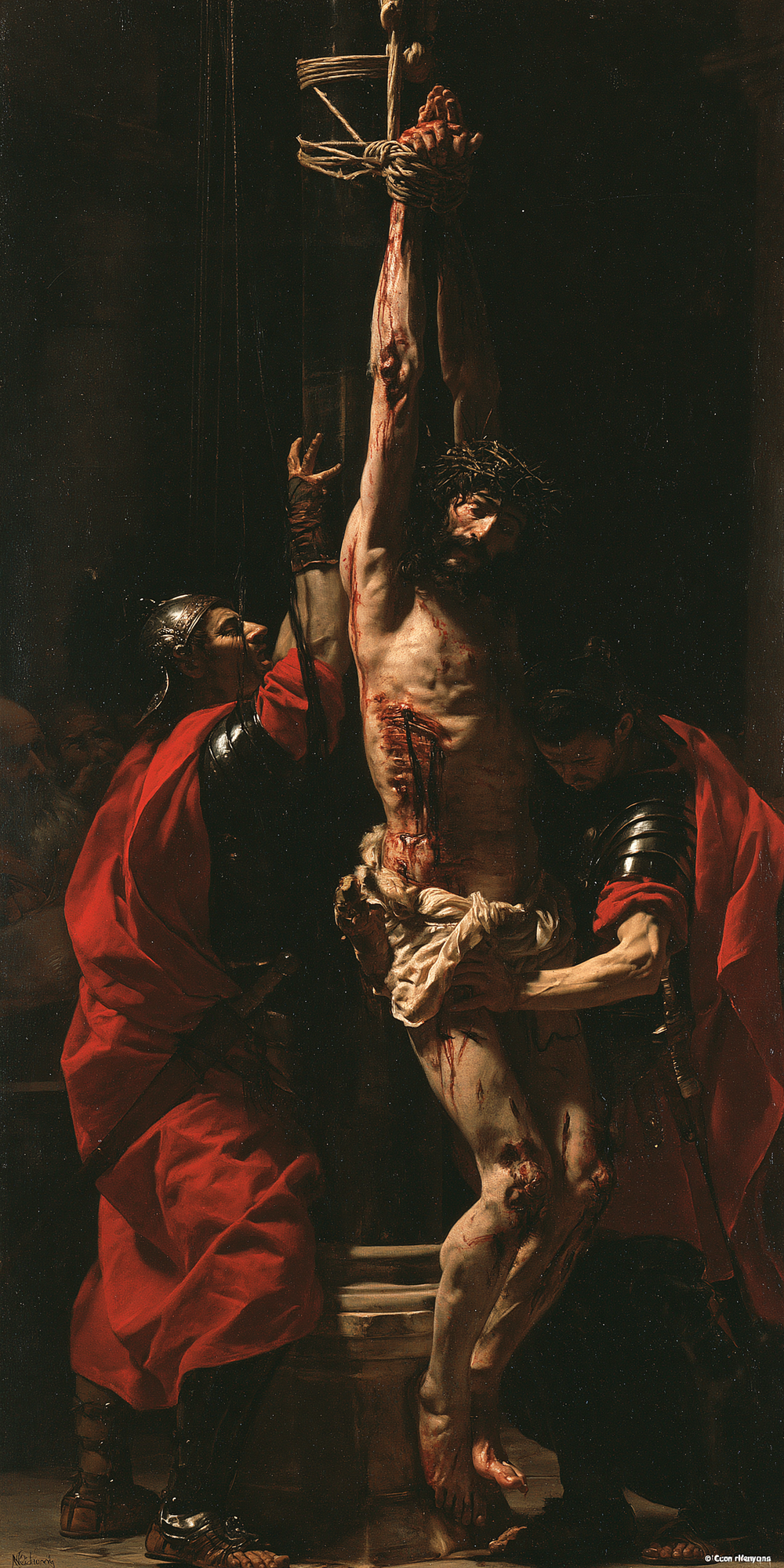 De geseling van Christus - Expressionistisch · Portret n° 1 - Christelijke kunst