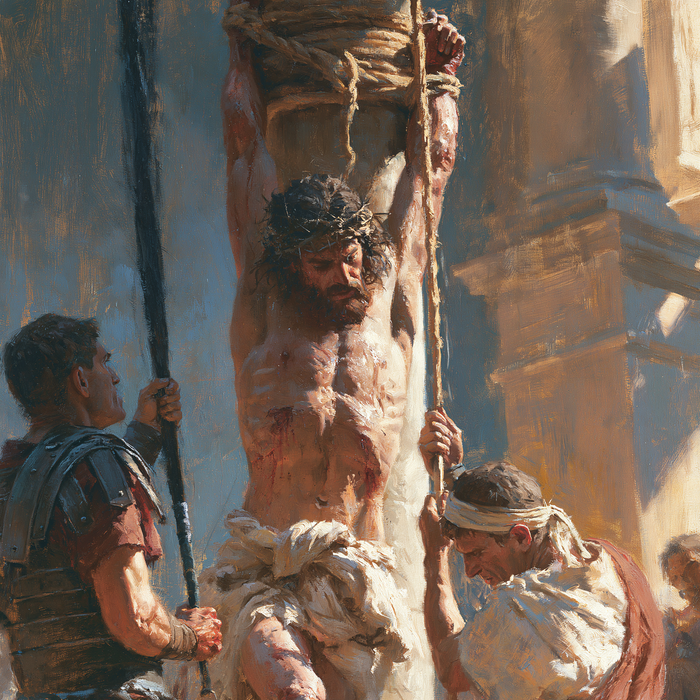De geseling van Christus - impressionist · Carré n° 1