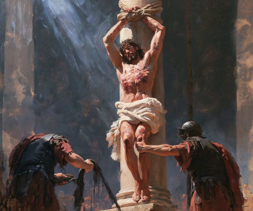 De geseling van Christus - Impressionistisch · Landschap n° 1 - Christelijke kunst