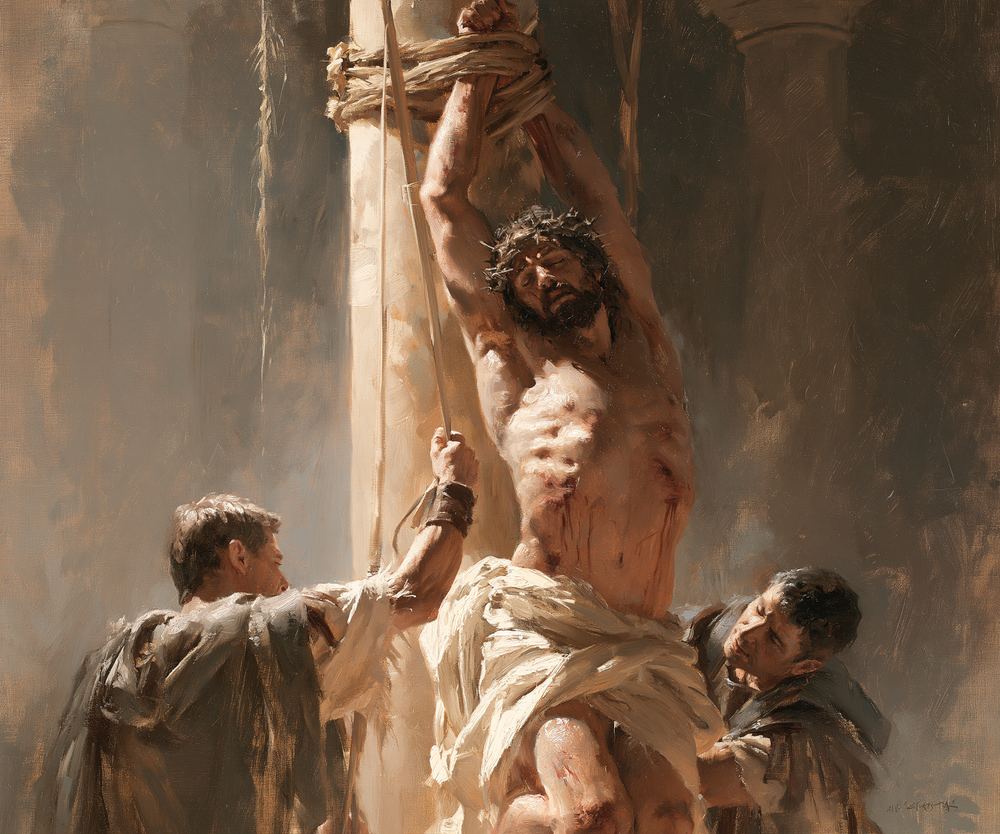 De geseling van Christus - Impressionistisch · Landschap n° 2 - Christelijke kunst