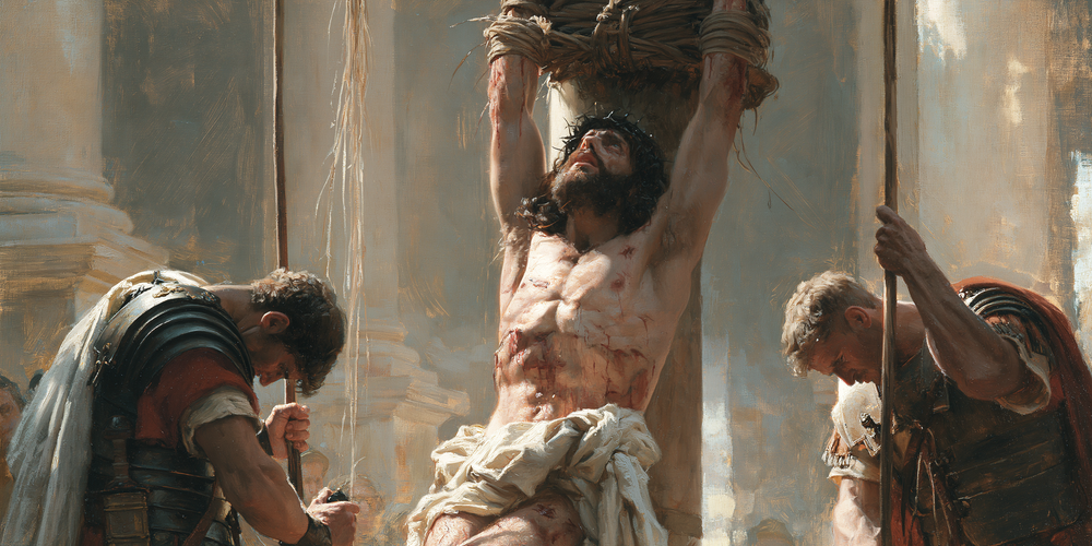 De geseling van Christus - Impressionistisch · Landschap n° 11 - Christelijke kunst