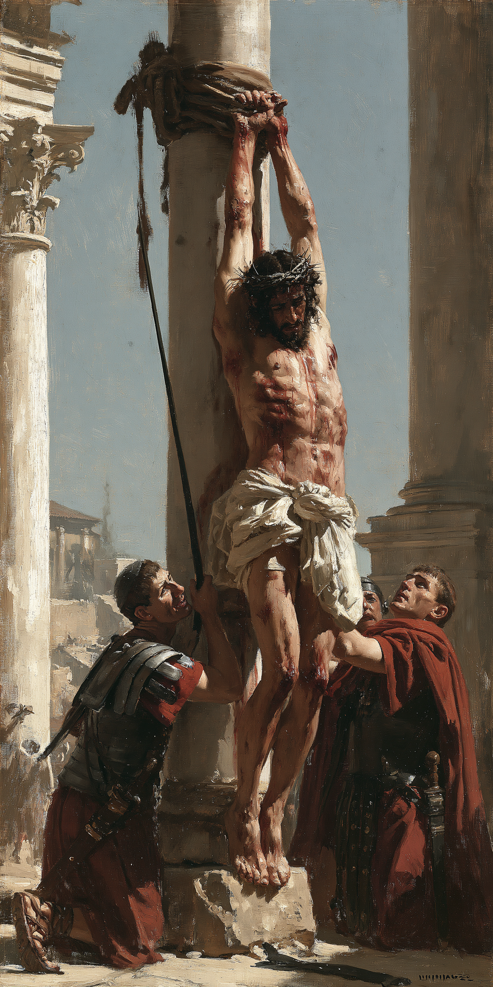 De geseling van Christus - Impressionistisch · Portret n° 1 - Christelijke kunst