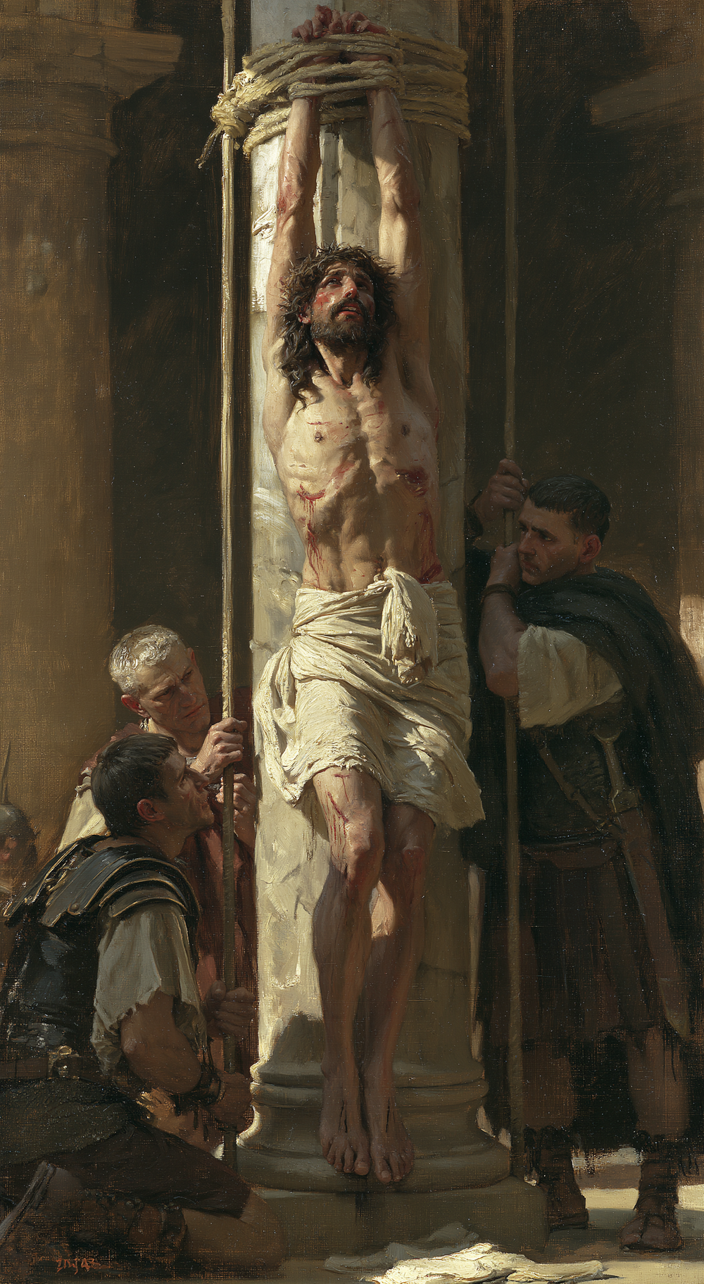 De geseling van Christus - Impressionistisch · Portret n° 4 - Christelijke kunst